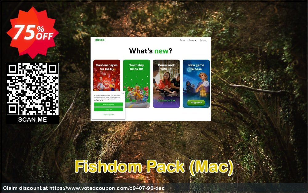 Fishdom Pack, MAC  Coupon, discount Fishdom Pack Mac Offer. Promotion: 