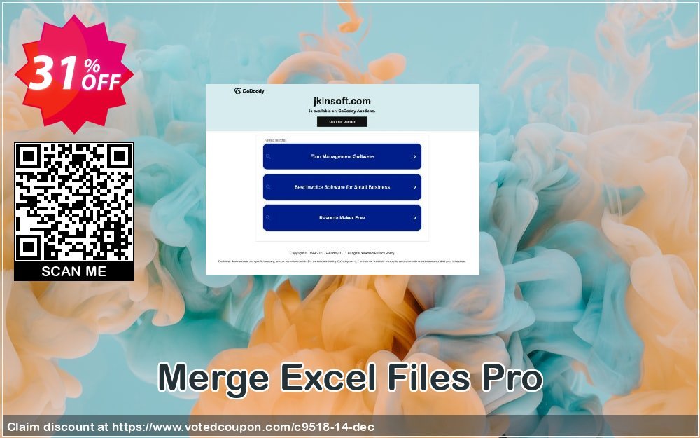 Merge Excel Files Pro Coupon, discount JKLNSoft coupon 9518. Promotion: JKLN Soft discount 9518