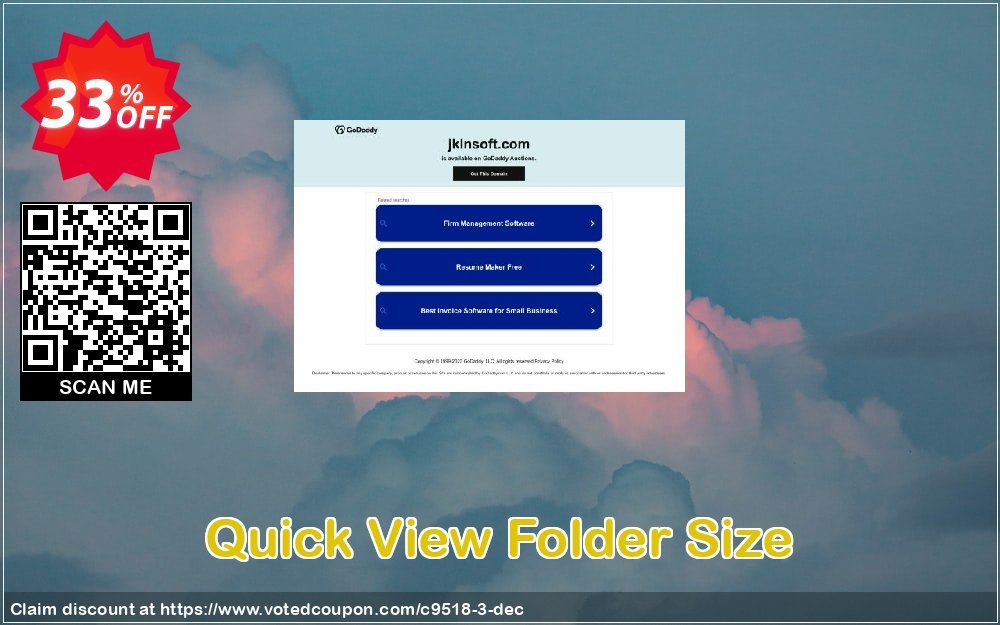 Quick View Folder Size Coupon, discount JKLNSoft coupon 9518. Promotion: JKLN Soft discount 9518