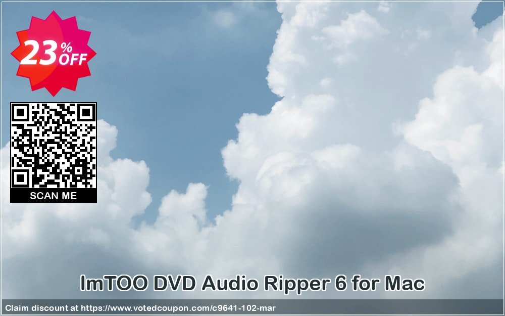 ImTOO DVD Audio Ripper 6 for MAC Coupon Code Jun 2024, 23% OFF - VotedCoupon