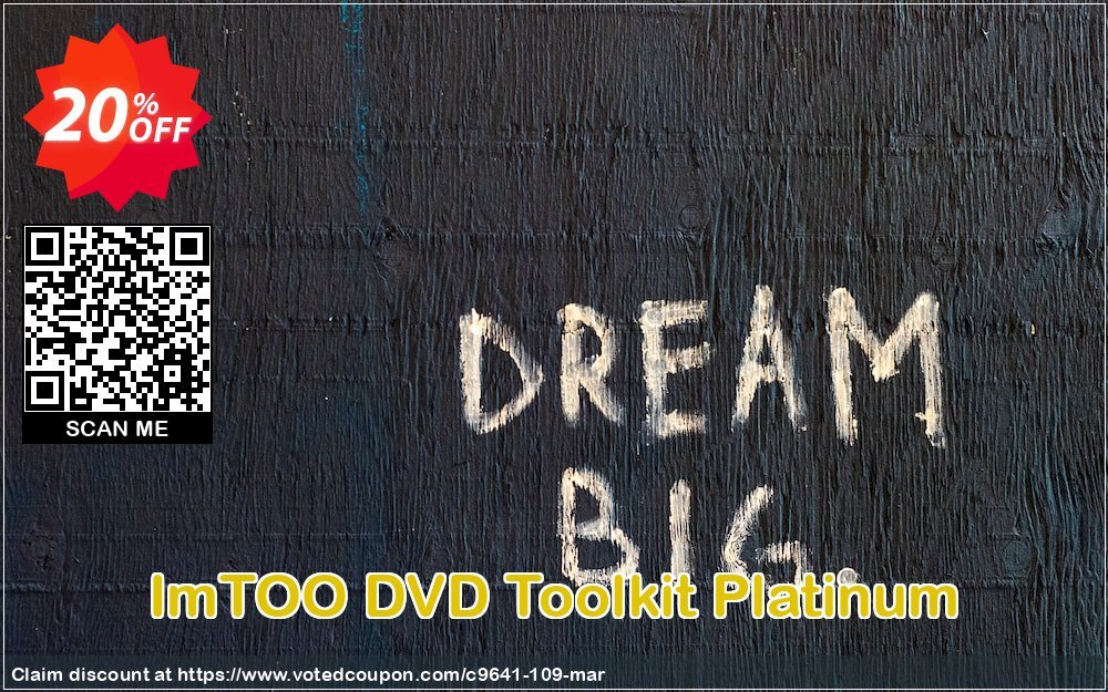 ImTOO DVD Toolkit Platinum Coupon Code Apr 2024, 20% OFF - VotedCoupon