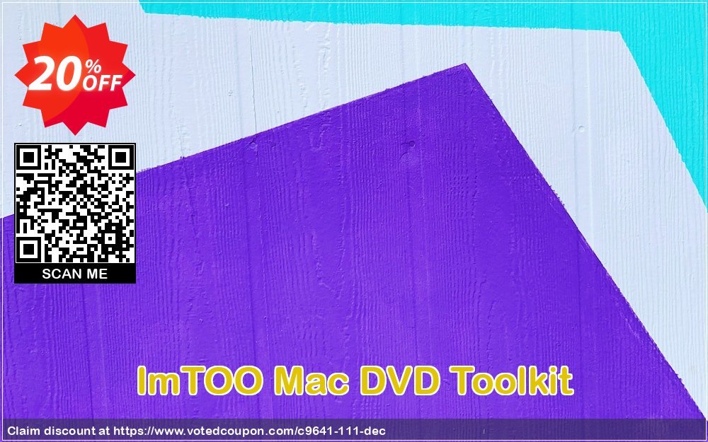 ImTOO MAC DVD Toolkit Coupon, discount ImTOO coupon discount (9641). Promotion: ImTOO promo code