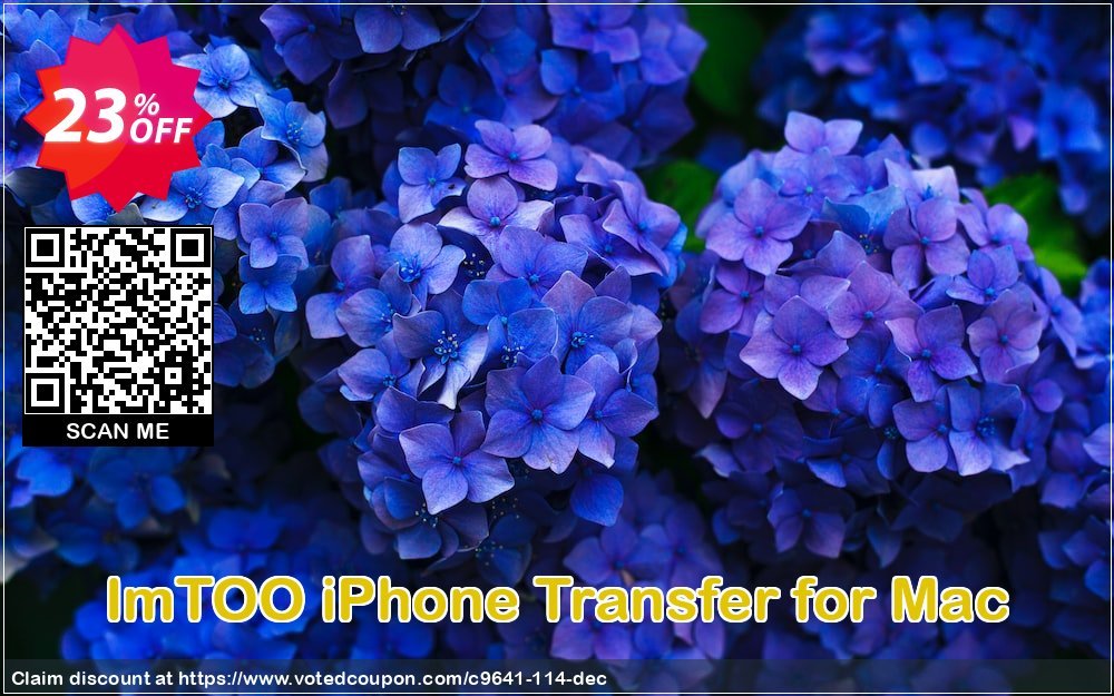 ImTOO iPhone Transfer for MAC Coupon, discount ImTOO coupon discount (9641). Promotion: ImTOO promo code