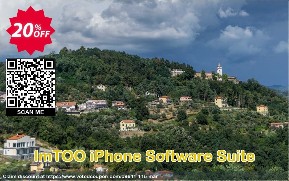 ImTOO iPhone Software Suite Coupon, discount ImTOO coupon discount (9641). Promotion: ImTOO promo code