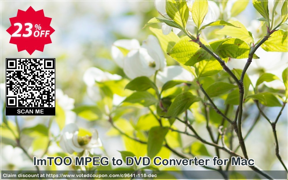 ImTOO MPEG to DVD Converter for MAC Coupon Code Apr 2024, 23% OFF - VotedCoupon