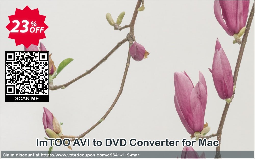 ImTOO AVI to DVD Converter for MAC Coupon, discount ImTOO coupon discount (9641). Promotion: ImTOO promo code