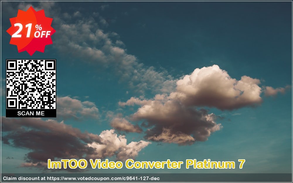 ImTOO Video Converter Platinum 7 Coupon, discount ImTOO coupon discount (9641). Promotion: ImTOO promo code