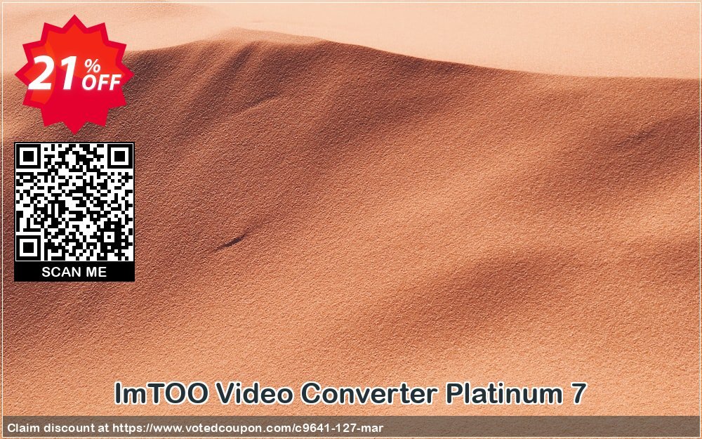 ImTOO Video Converter Platinum 7 Coupon Code Apr 2024, 21% OFF - VotedCoupon