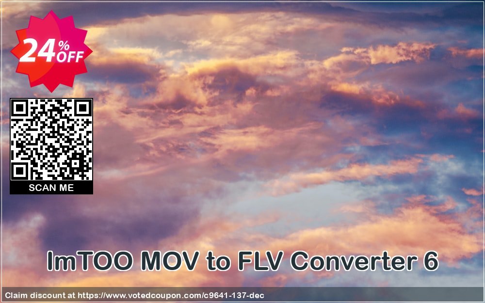 ImTOO MOV to FLV Converter 6 Coupon, discount ImTOO coupon discount (9641). Promotion: ImTOO promo code