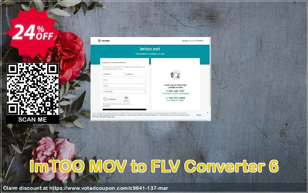 ImTOO MOV to FLV Converter 6 Coupon, discount ImTOO coupon discount (9641). Promotion: ImTOO promo code