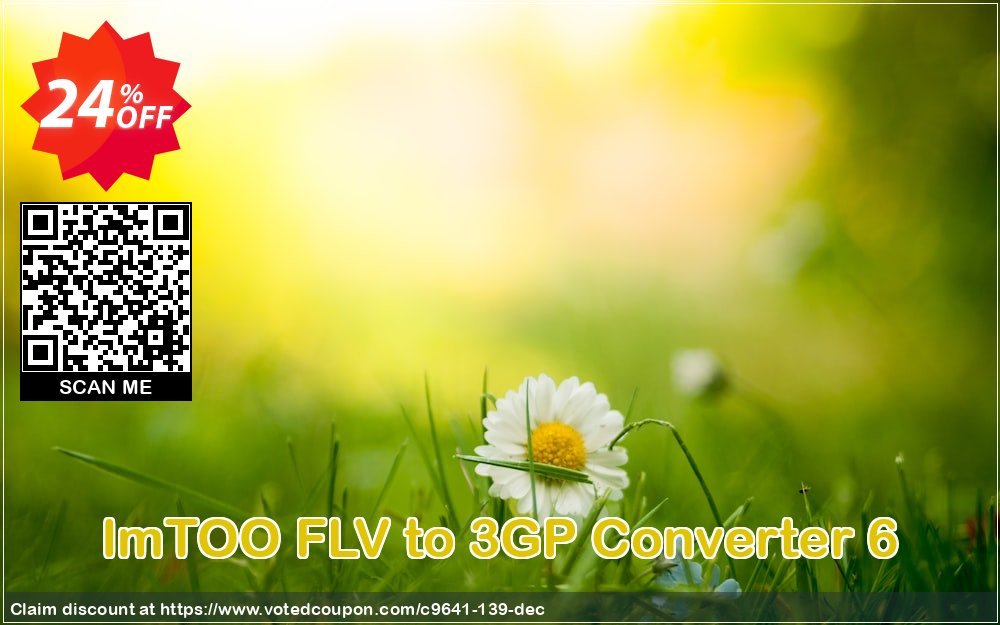 ImTOO FLV to 3GP Converter 6 Coupon, discount ImTOO coupon discount (9641). Promotion: ImTOO promo code