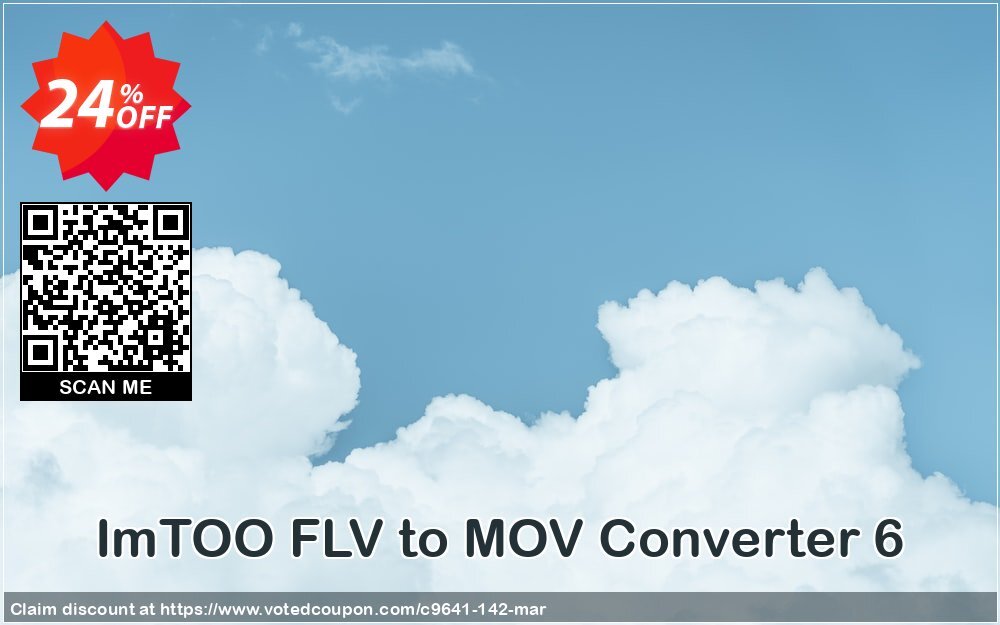 ImTOO FLV to MOV Converter 6 Coupon Code Apr 2024, 24% OFF - VotedCoupon