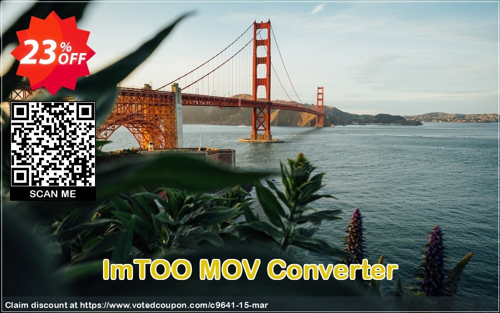 ImTOO MOV Converter Coupon, discount ImTOO coupon discount (9641). Promotion: ImTOO promo code