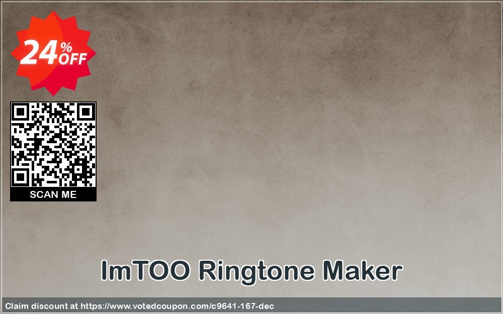 ImTOO Ringtone Maker Coupon, discount ImTOO coupon discount (9641). Promotion: ImTOO promo code