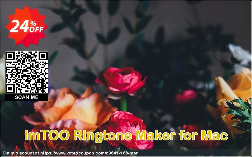 ImTOO Ringtone Maker for MAC Coupon, discount ImTOO coupon discount (9641). Promotion: ImTOO promo code