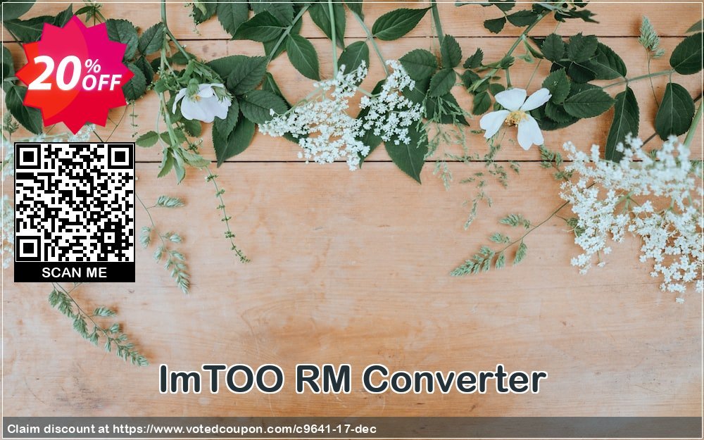 ImTOO RM Converter Coupon, discount ImTOO coupon discount (9641). Promotion: ImTOO promo code