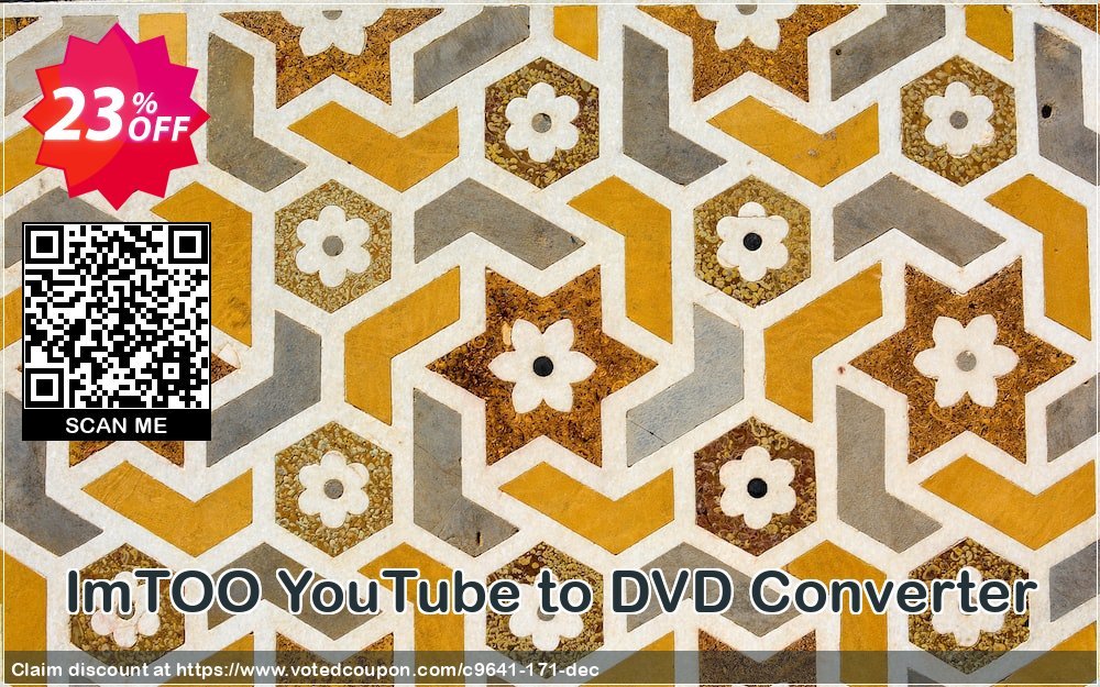 ImTOO YouTube to DVD Converter Coupon, discount ImTOO coupon discount (9641). Promotion: ImTOO promo code