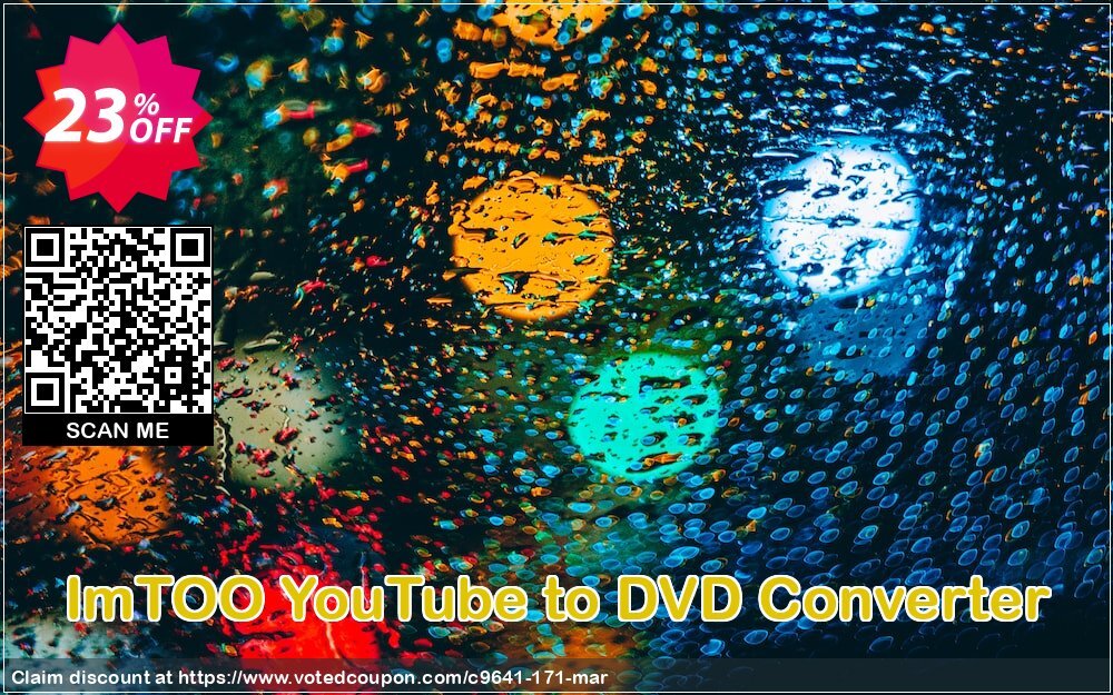 ImTOO YouTube to DVD Converter Coupon, discount ImTOO coupon discount (9641). Promotion: ImTOO promo code