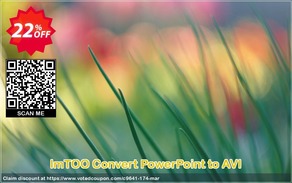 ImTOO Convert PowerPoint to AVI Coupon Code May 2024, 22% OFF - VotedCoupon