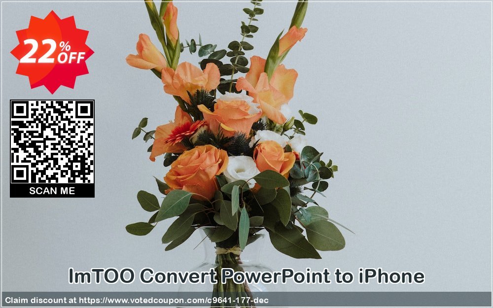 ImTOO Convert PowerPoint to iPhone Coupon, discount ImTOO coupon discount (9641). Promotion: ImTOO promo code