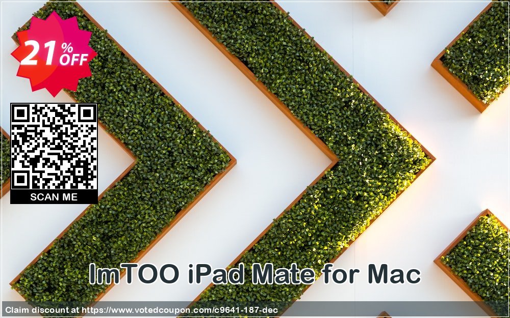 ImTOO iPad Mate for MAC Coupon, discount ImTOO coupon discount (9641). Promotion: ImTOO promo code