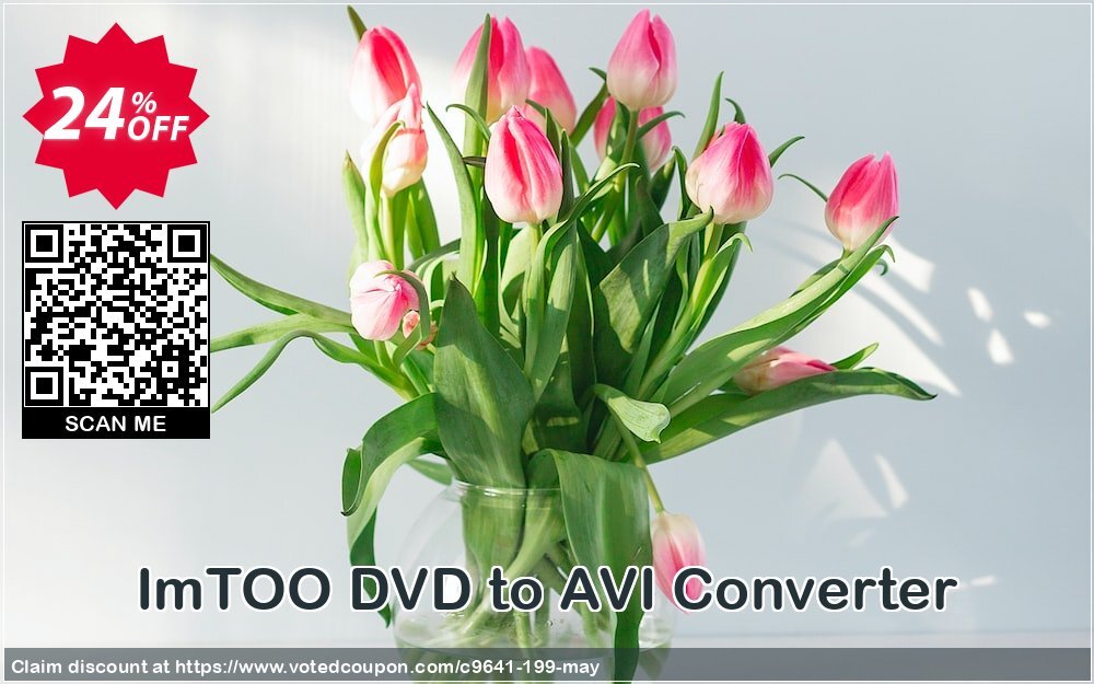 ImTOO DVD to AVI Converter Coupon, discount ImTOO coupon discount (9641). Promotion: ImTOO promo code