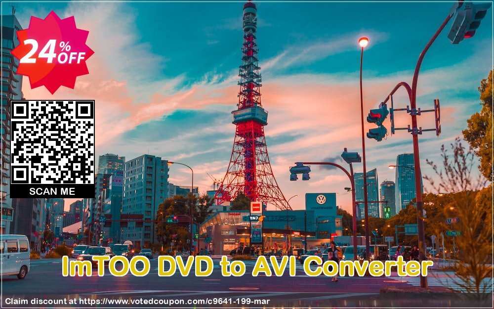 ImTOO DVD to AVI Converter Coupon, discount ImTOO coupon discount (9641). Promotion: ImTOO promo code