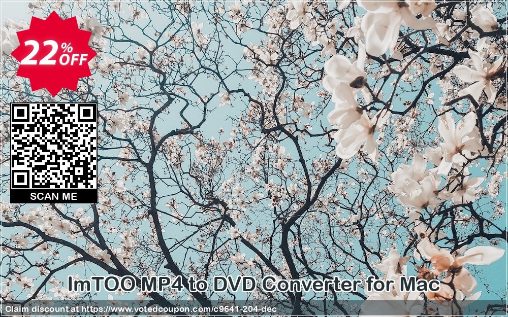 ImTOO MP4 to DVD Converter for MAC Coupon Code Apr 2024, 22% OFF - VotedCoupon