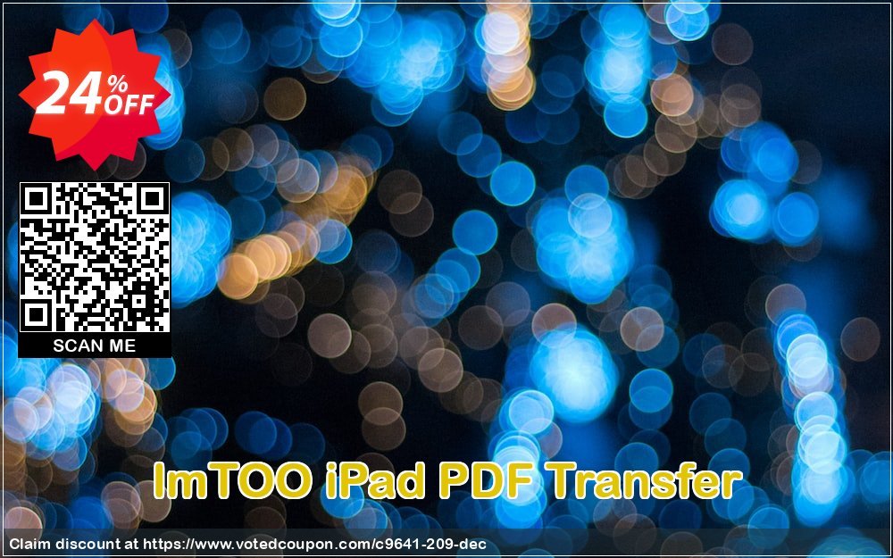 ImTOO iPad PDF Transfer Coupon, discount ImTOO coupon discount (9641). Promotion: ImTOO promo code