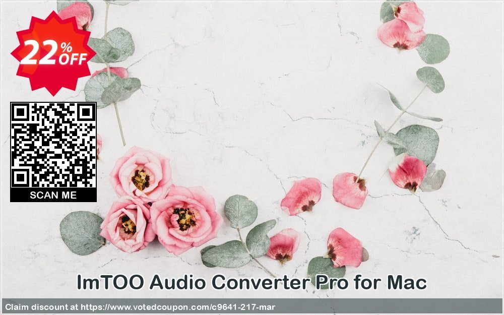 ImTOO Audio Converter Pro for MAC Coupon Code May 2024, 22% OFF - VotedCoupon