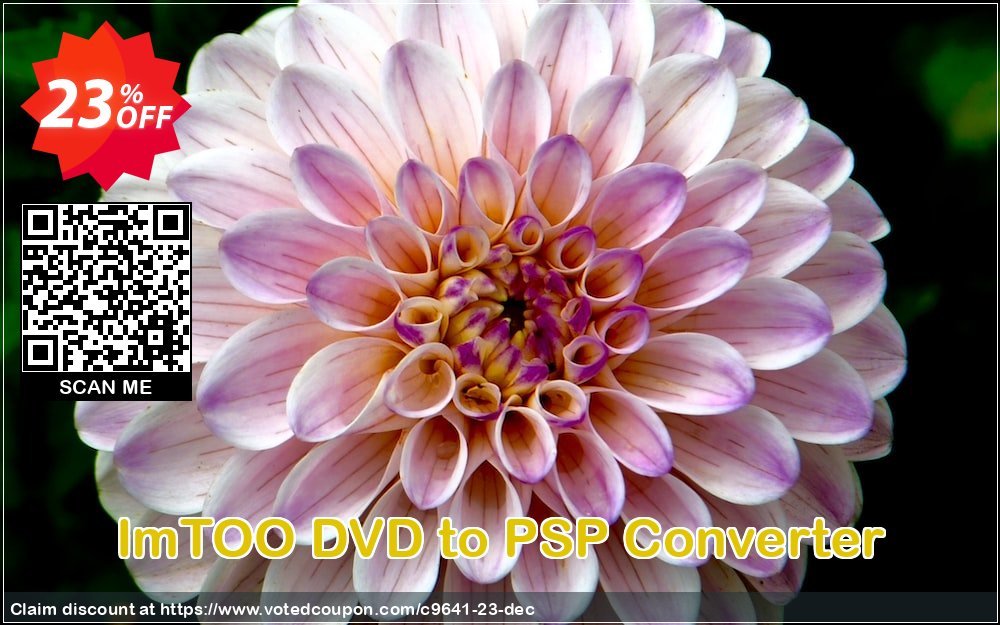 ImTOO DVD to PSP Converter Coupon, discount ImTOO coupon discount (9641). Promotion: ImTOO promo code