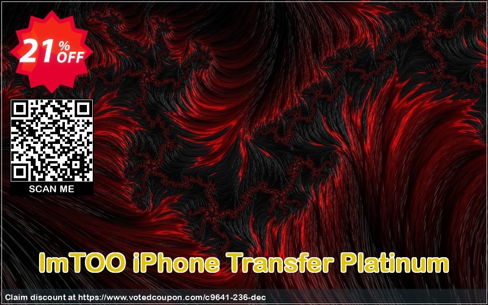 ImTOO iPhone Transfer Platinum Coupon, discount ImTOO coupon discount (9641). Promotion: ImTOO promo code