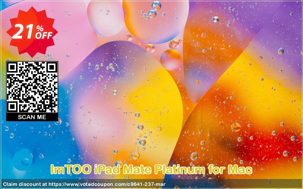 ImTOO iPad Mate Platinum for MAC Coupon, discount ImTOO coupon discount (9641). Promotion: ImTOO promo code