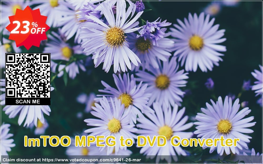 ImTOO MPEG to DVD Converter Coupon, discount ImTOO coupon discount (9641). Promotion: ImTOO promo code