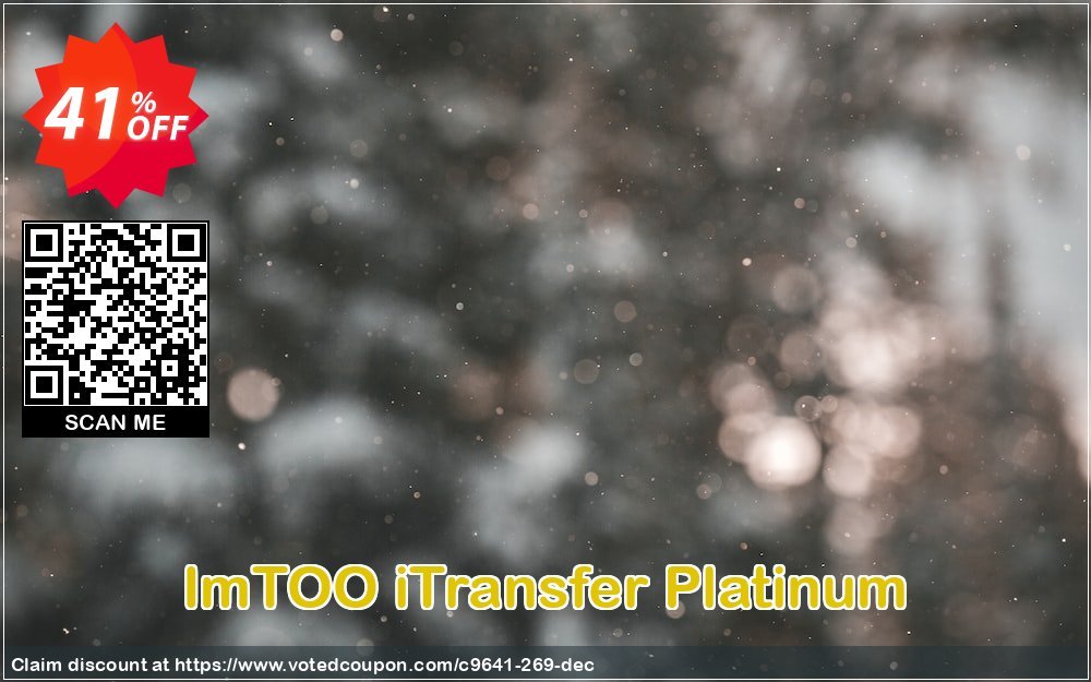 ImTOO iTransfer Platinum Coupon, discount Coupon for 5300. Promotion: 