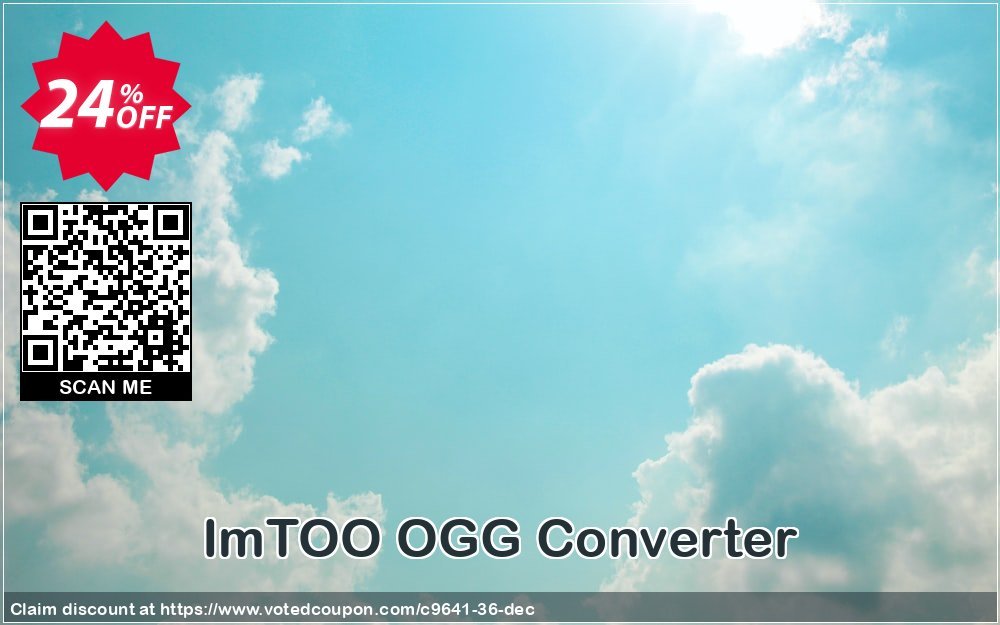 ImTOO OGG Converter Coupon, discount ImTOO coupon discount (9641). Promotion: ImTOO promo code
