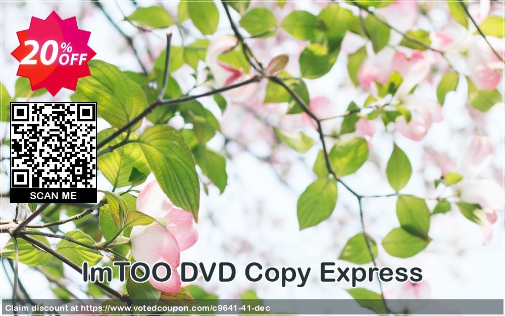 ImTOO DVD Copy Express Coupon, discount ImTOO coupon discount (9641). Promotion: ImTOO promo code