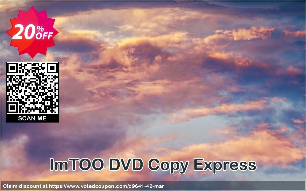 ImTOO DVD Copy Express Coupon, discount ImTOO coupon discount (9641). Promotion: ImTOO promo code