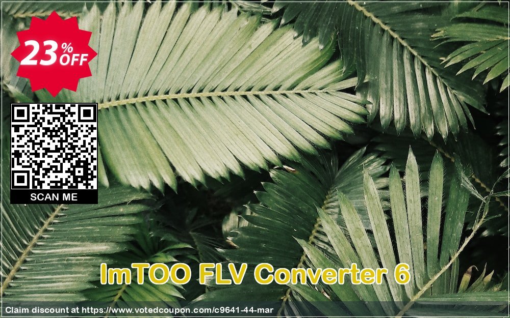 ImTOO FLV Converter 6 Coupon Code Apr 2024, 23% OFF - VotedCoupon