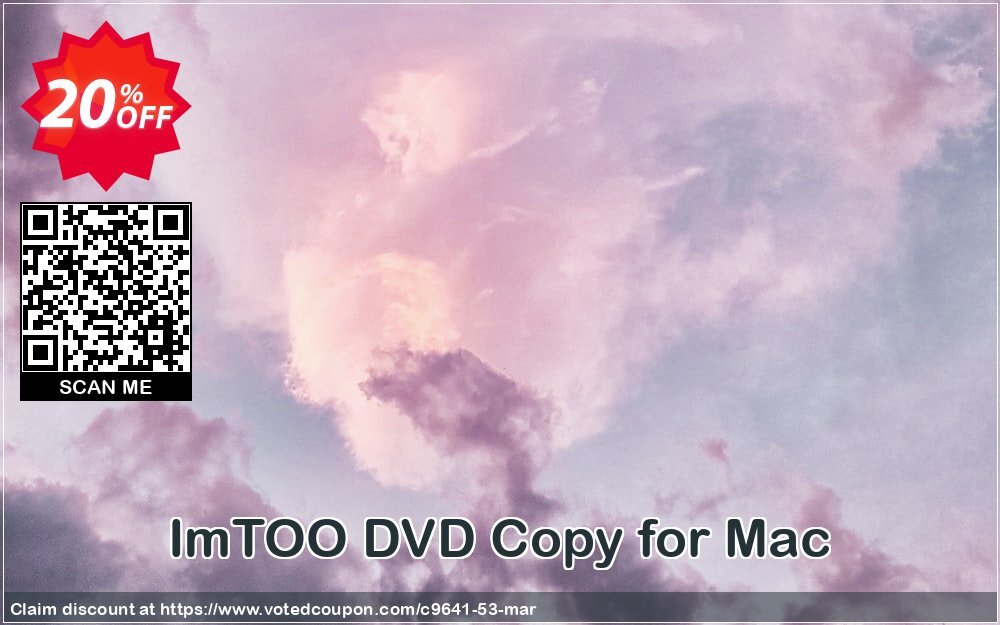 ImTOO DVD Copy for MAC Coupon, discount ImTOO coupon discount (9641). Promotion: ImTOO promo code