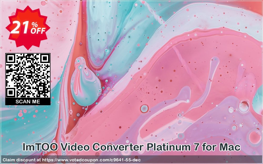 ImTOO Video Converter Platinum 7 for MAC Coupon, discount ImTOO coupon discount (9641). Promotion: ImTOO promo code