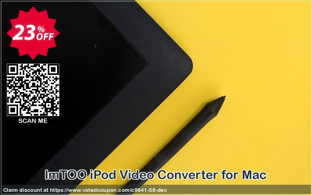 ImTOO iPod Video Converter for MAC Coupon Code Jun 2024, 23% OFF - VotedCoupon