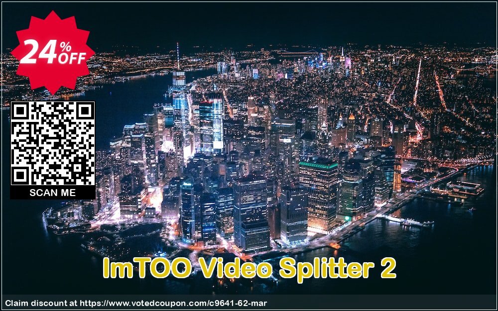 ImTOO Video Splitter 2 Coupon, discount ImTOO coupon discount (9641). Promotion: ImTOO promo code