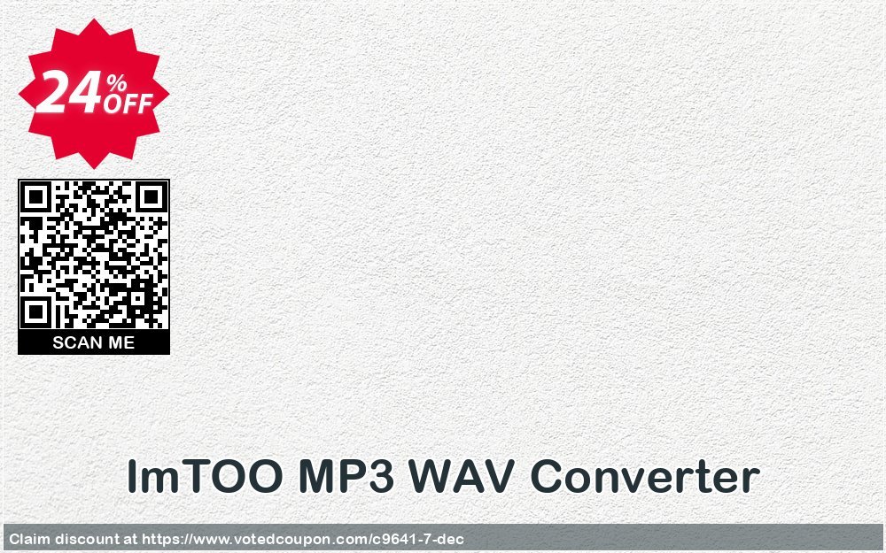 ImTOO MP3 WAV Converter Coupon, discount ImTOO coupon discount (9641). Promotion: ImTOO promo code