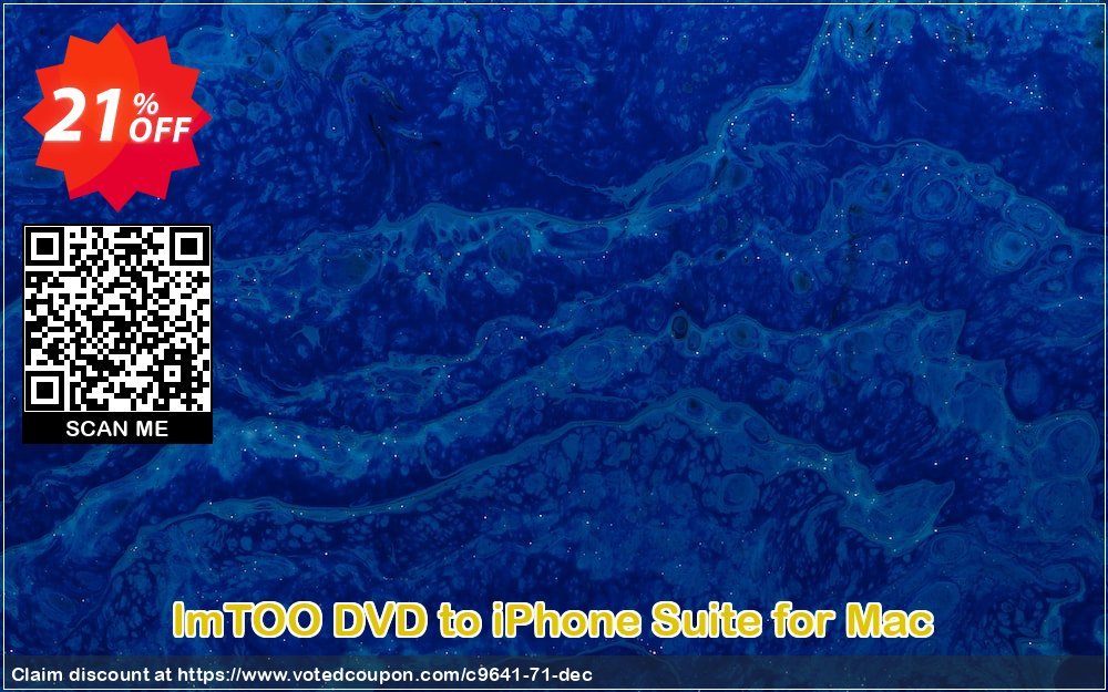 ImTOO DVD to iPhone Suite for MAC Coupon Code Apr 2024, 21% OFF - VotedCoupon