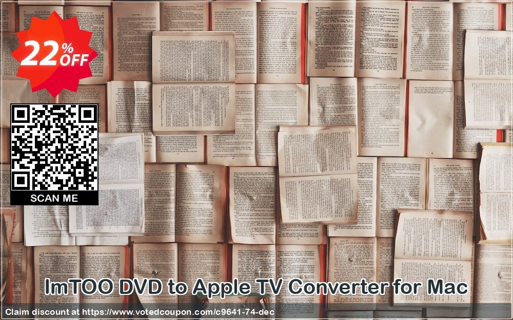 ImTOO DVD to Apple TV Converter for MAC Coupon Code Apr 2024, 22% OFF - VotedCoupon