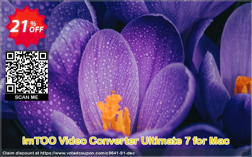 ImTOO Video Converter Ultimate 7 for MAC Coupon Code Apr 2024, 21% OFF - VotedCoupon