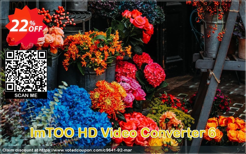 ImTOO HD Video Converter 6 Coupon, discount ImTOO coupon discount (9641). Promotion: ImTOO promo code