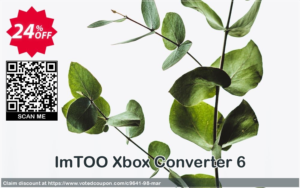 ImTOO Xbox Converter 6 Coupon Code Apr 2024, 24% OFF - VotedCoupon