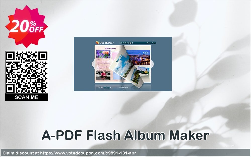 A-PDF Flash Album Maker Coupon, discount A-PDF Coupon (9891). Promotion: 20% IVS and A-PDF